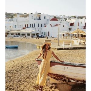 & Other Stories Waist Knot Midi Dress